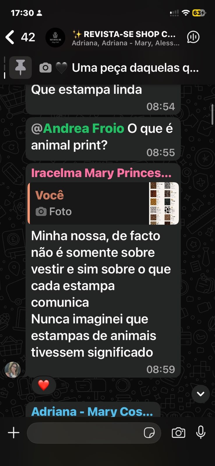 Depoimento do grupo Shop Club